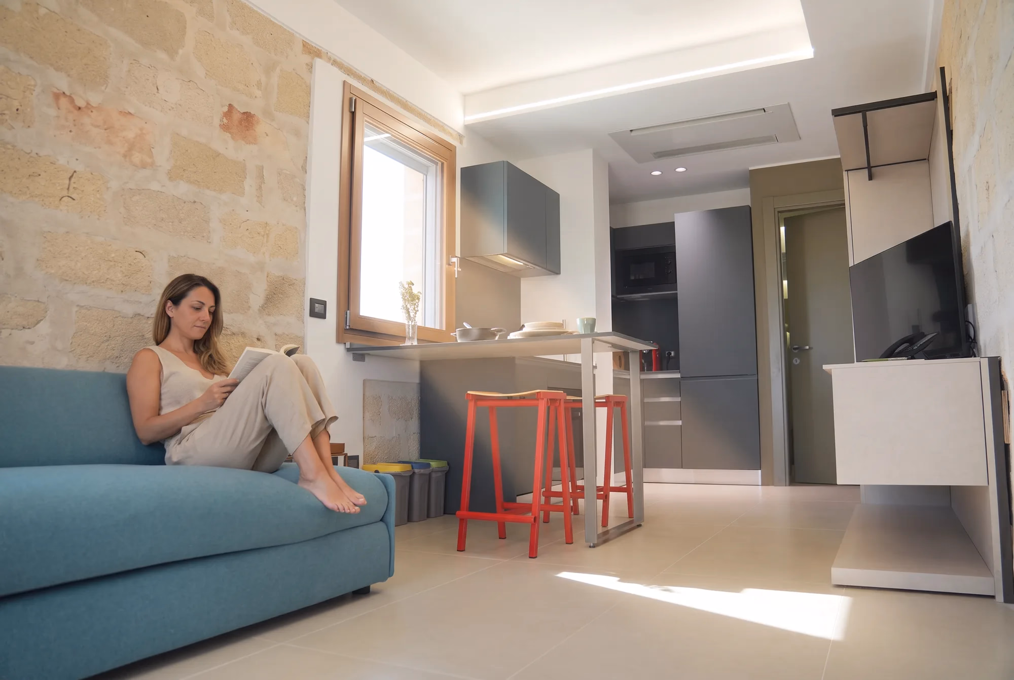 Interno della dimora Lo Scivolo