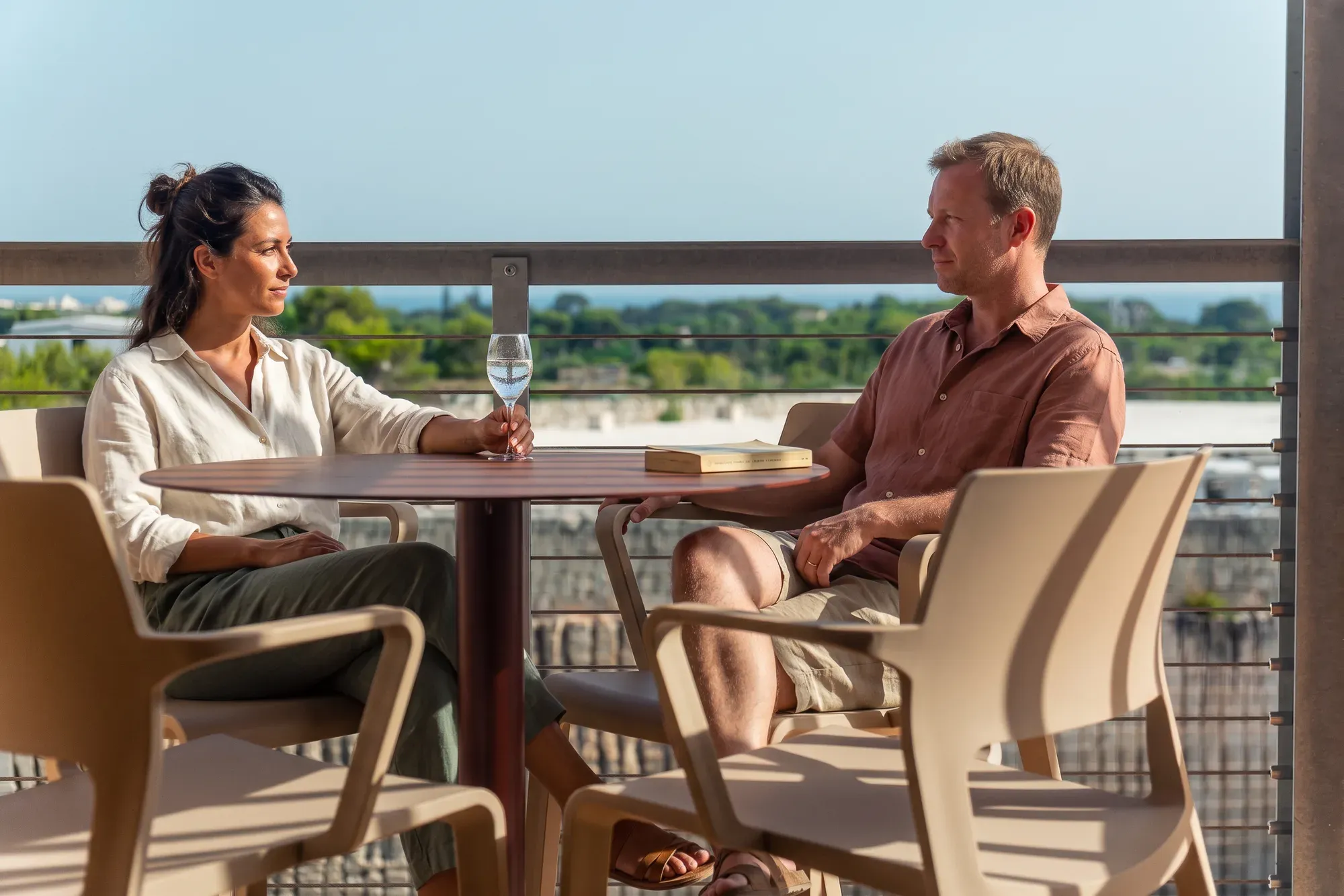 Colazione sulla terrazza di Prèveto