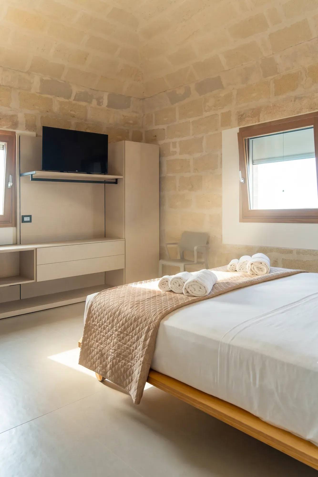 Il letto della camera, dimora Pozzo