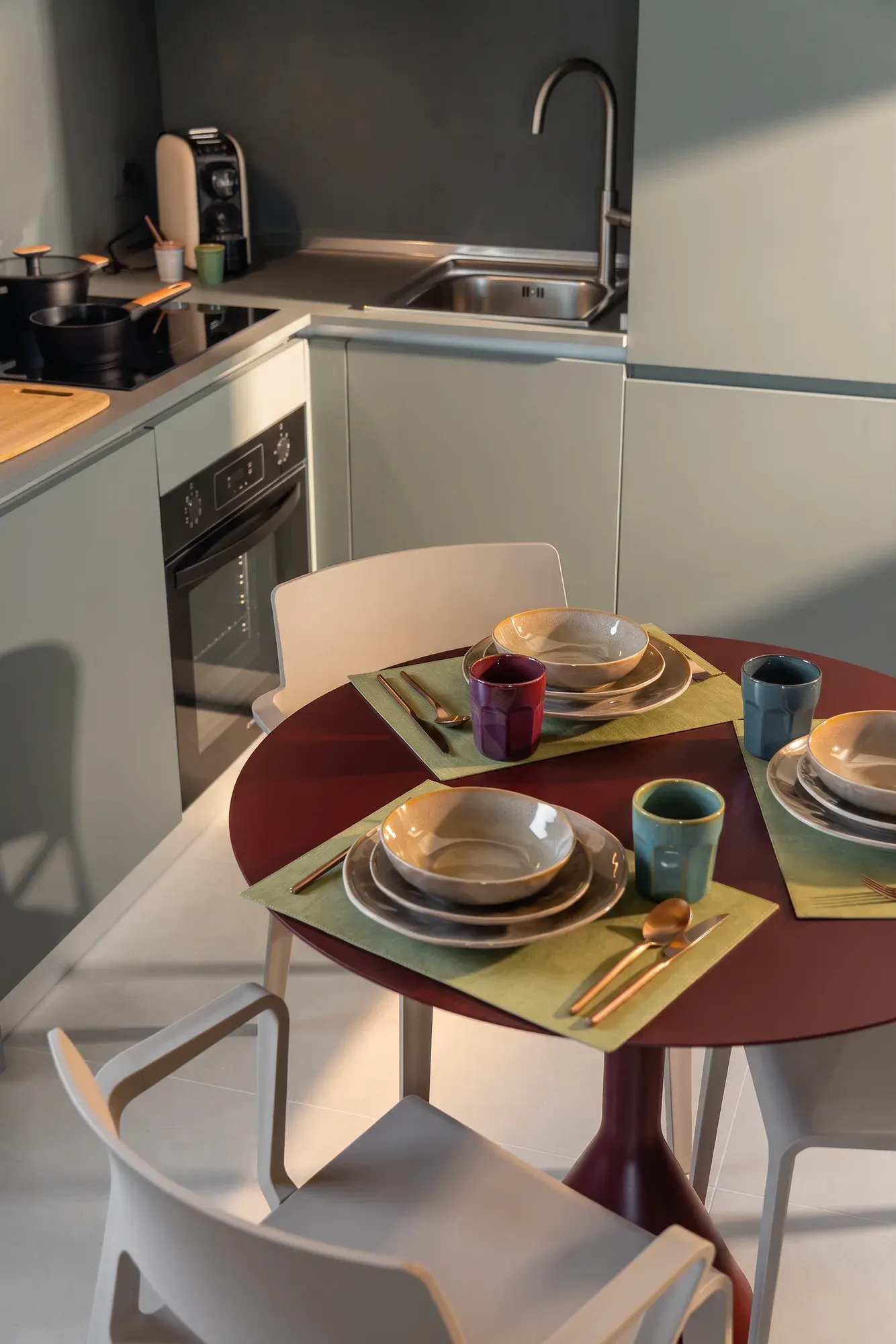 Un dettaglio della cucina, dimora Pozzo
