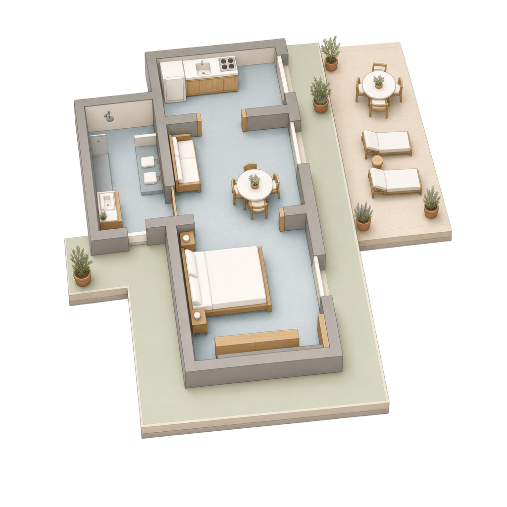 Render 3D Cala Grande